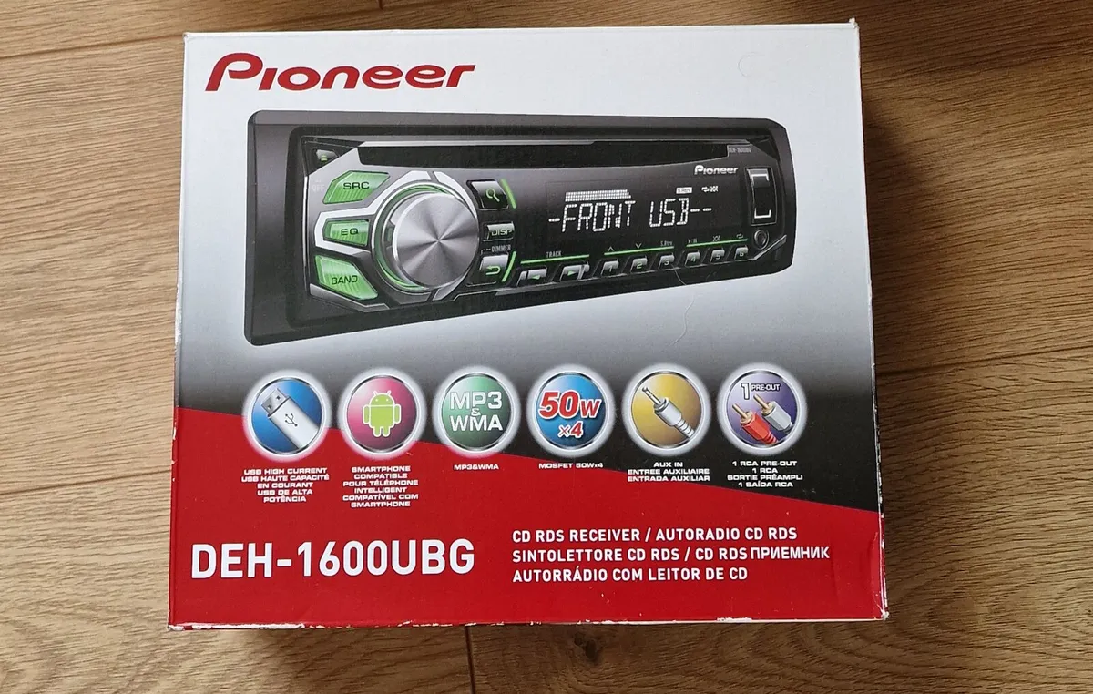 Pioner DEH 1600 UBG CD MP3/USB Car audio player - Image 2