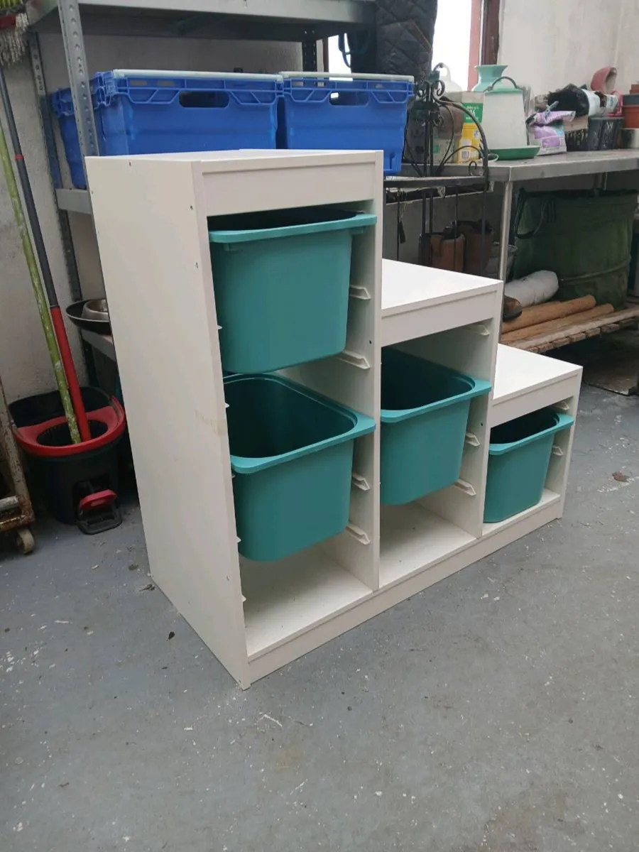 Child's storage steps tubs loft bed - Image 1