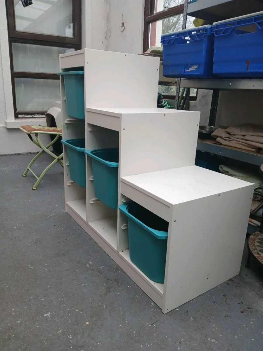 Child's storage steps tubs loft bed - Image 2