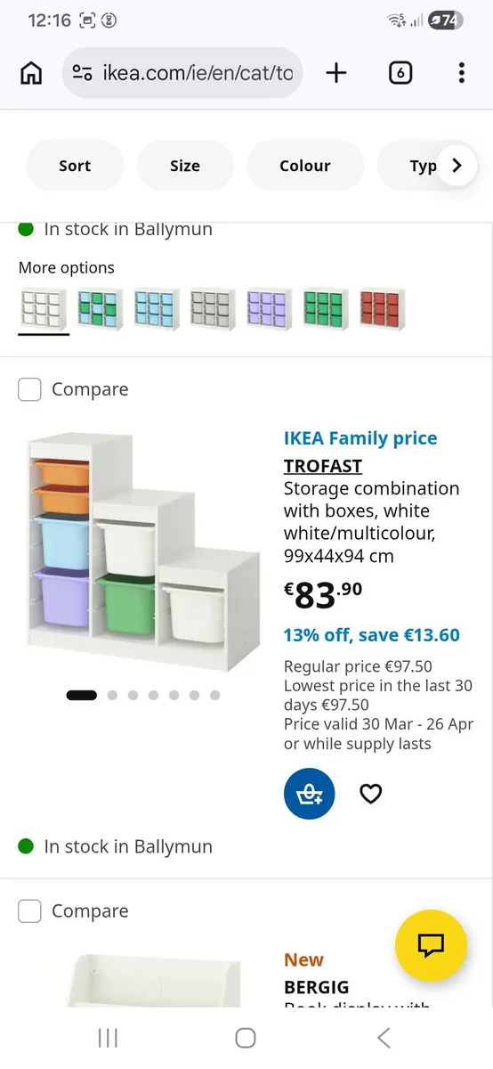 Child's storage steps tubs loft bed - Image 3