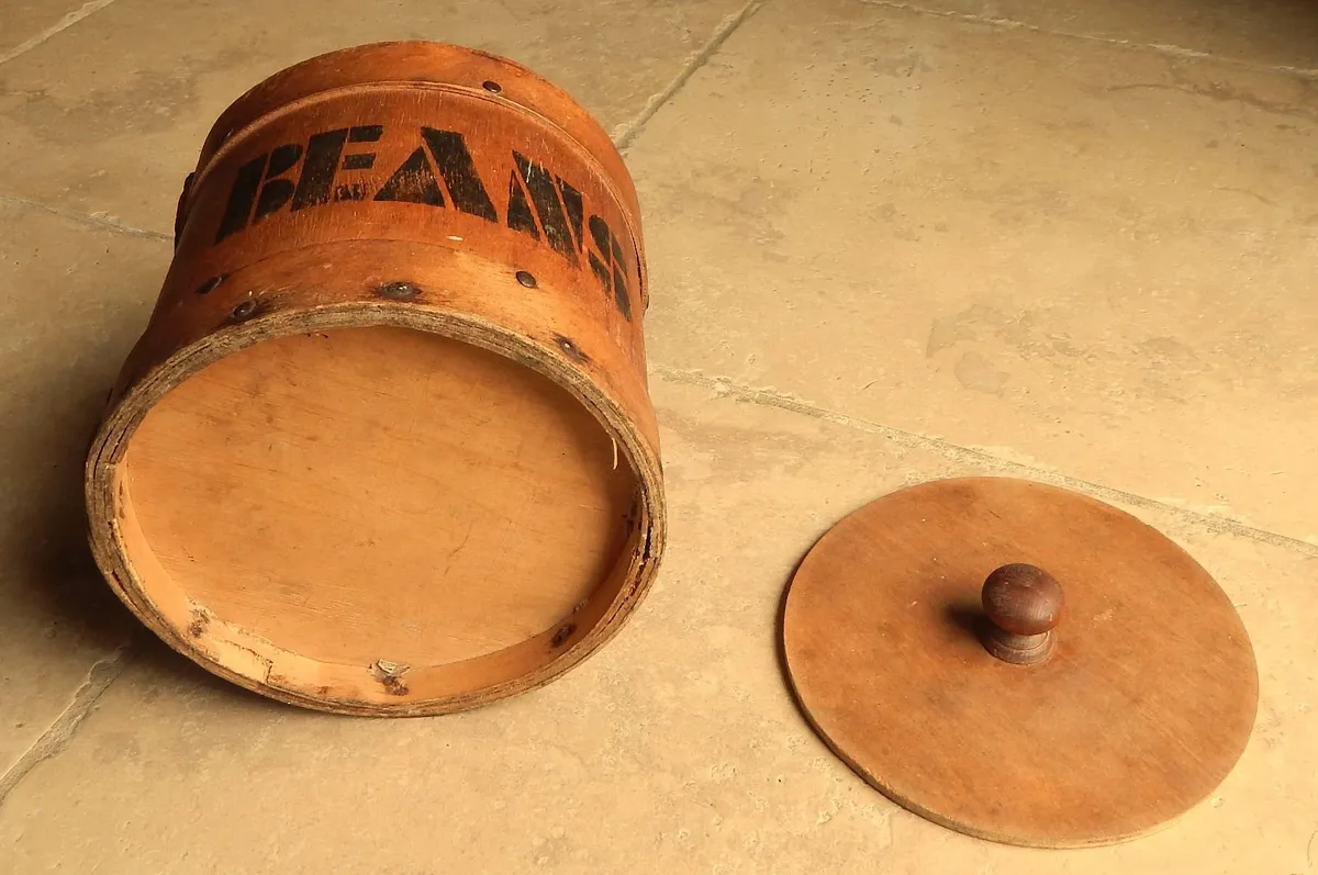 Wooden Handmade Vintage Storage Container - Image 4