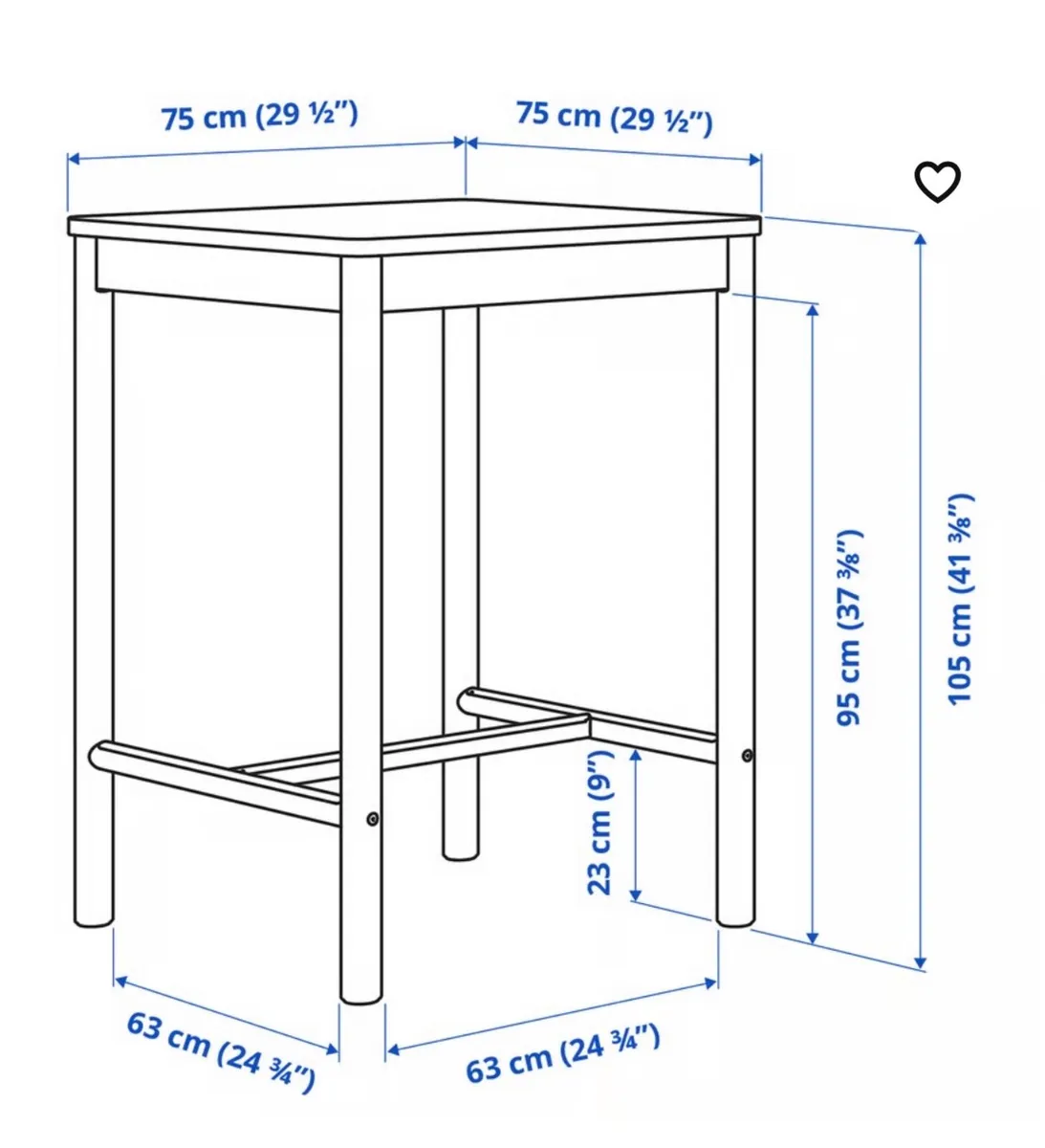 Wooden Table – Like New - Image 4