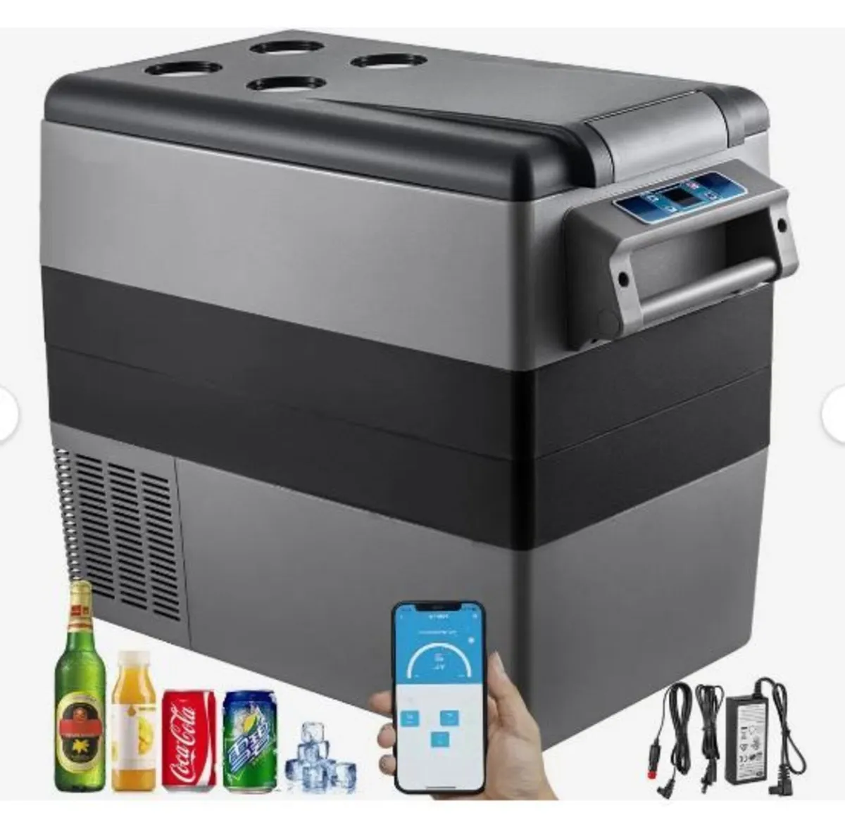 Car Refrigerator 55L Compressor Portable Small - Image 1