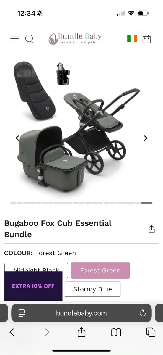 Bugaboo Fox Forest Green. Co Dublin - Image 4