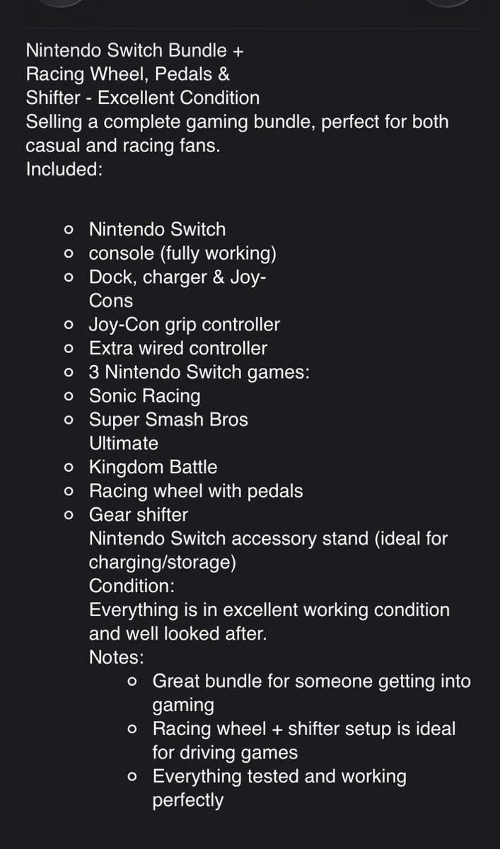 Nintendo Switch  Bundle - Image 2