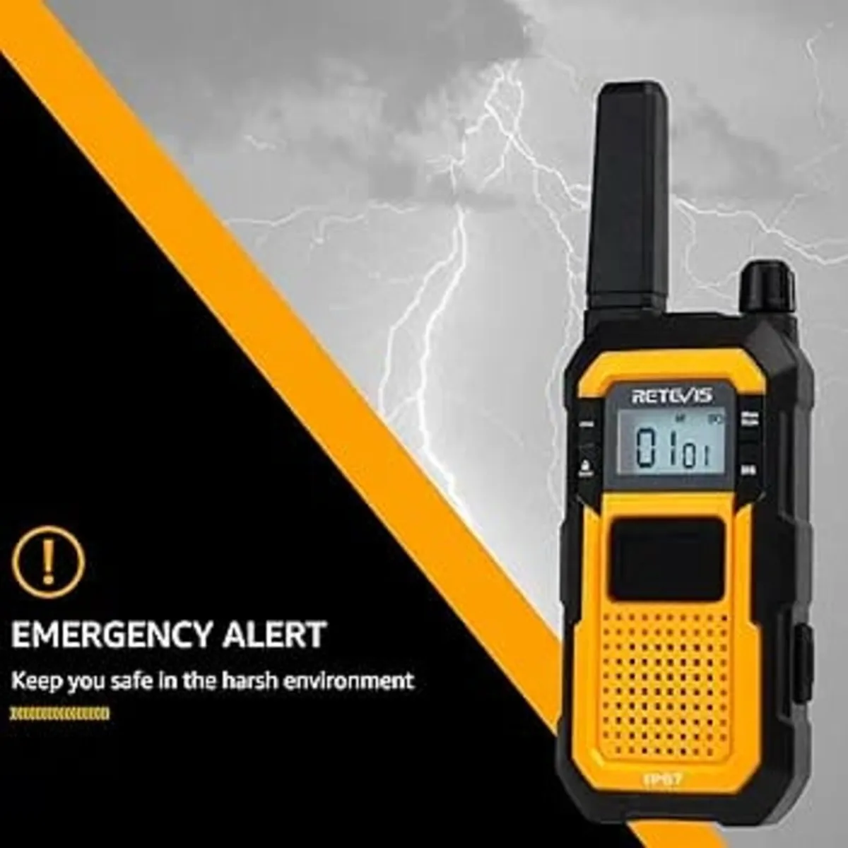 RB648 Heavy Duty Walkie Talkies, Waterproof 2 Way - Image 4