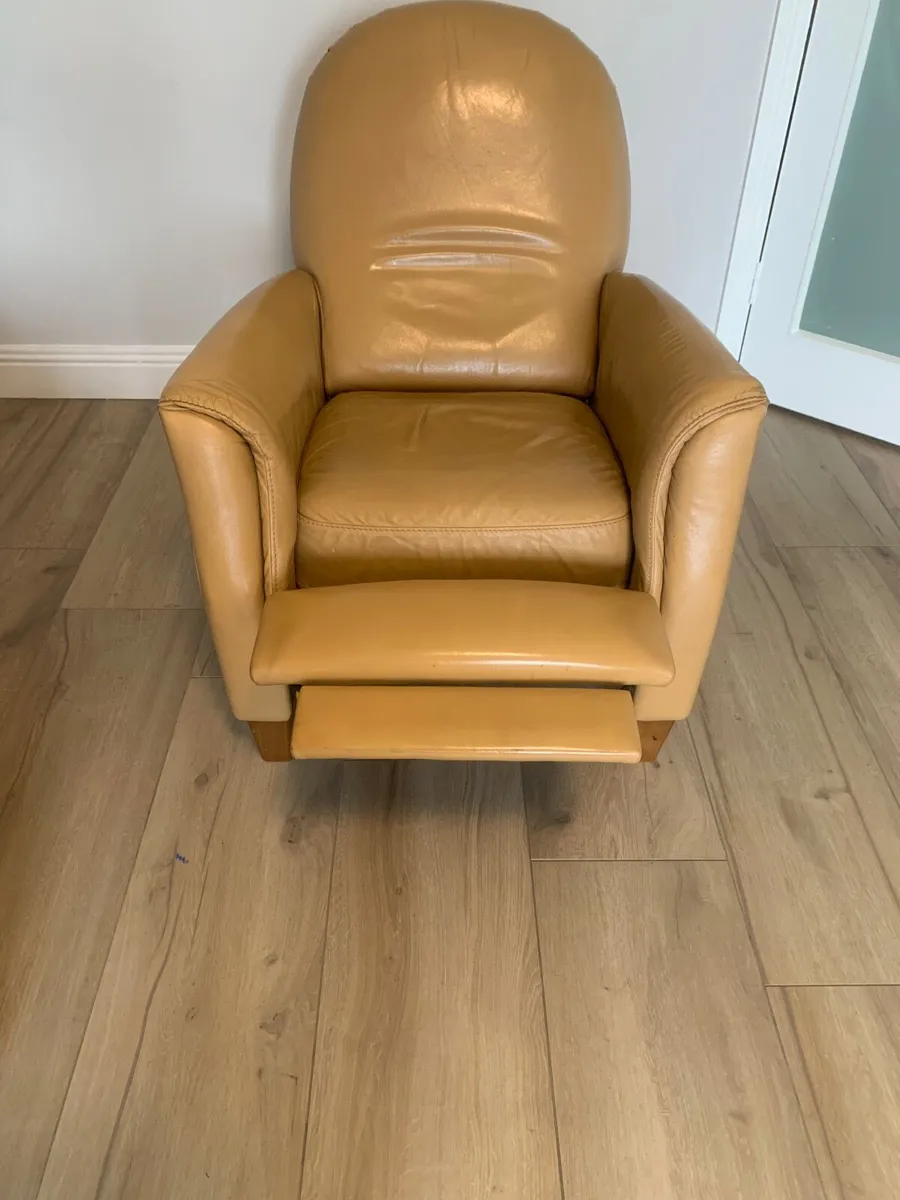 Leather Recliner Armchair - Image 3