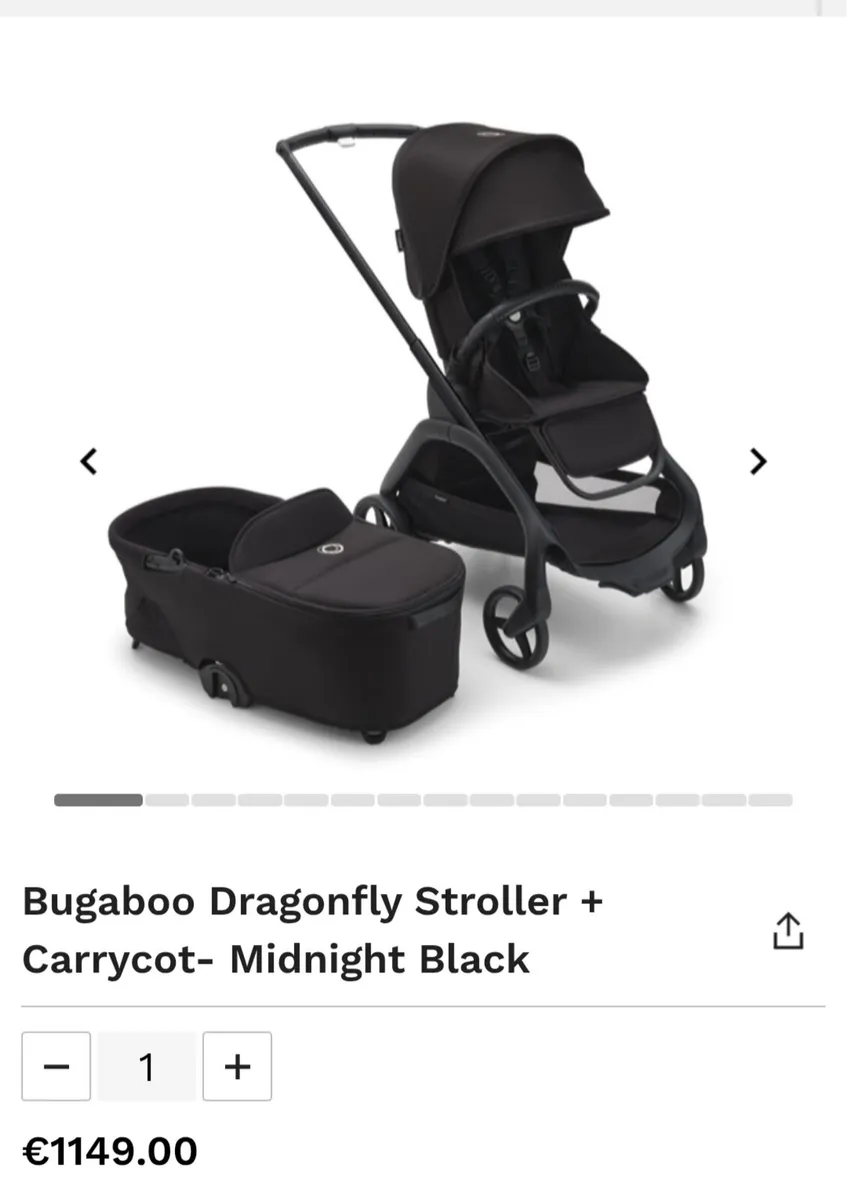 Bugaboo Dragonfly Pushchair & Bassinet - Image 2