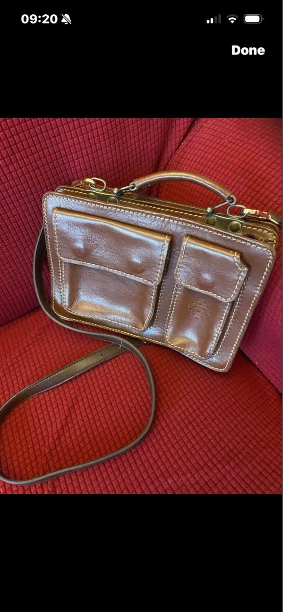 Leather Shoulder Bag - Image 1