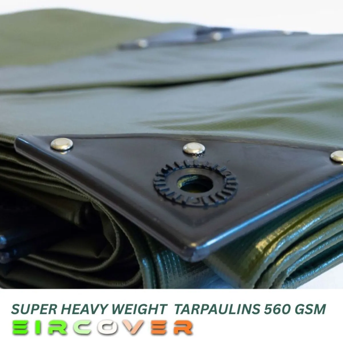 Super Heavy Weight Tarpaulin 3m x 4m  560 gsm PVC - Image 3
