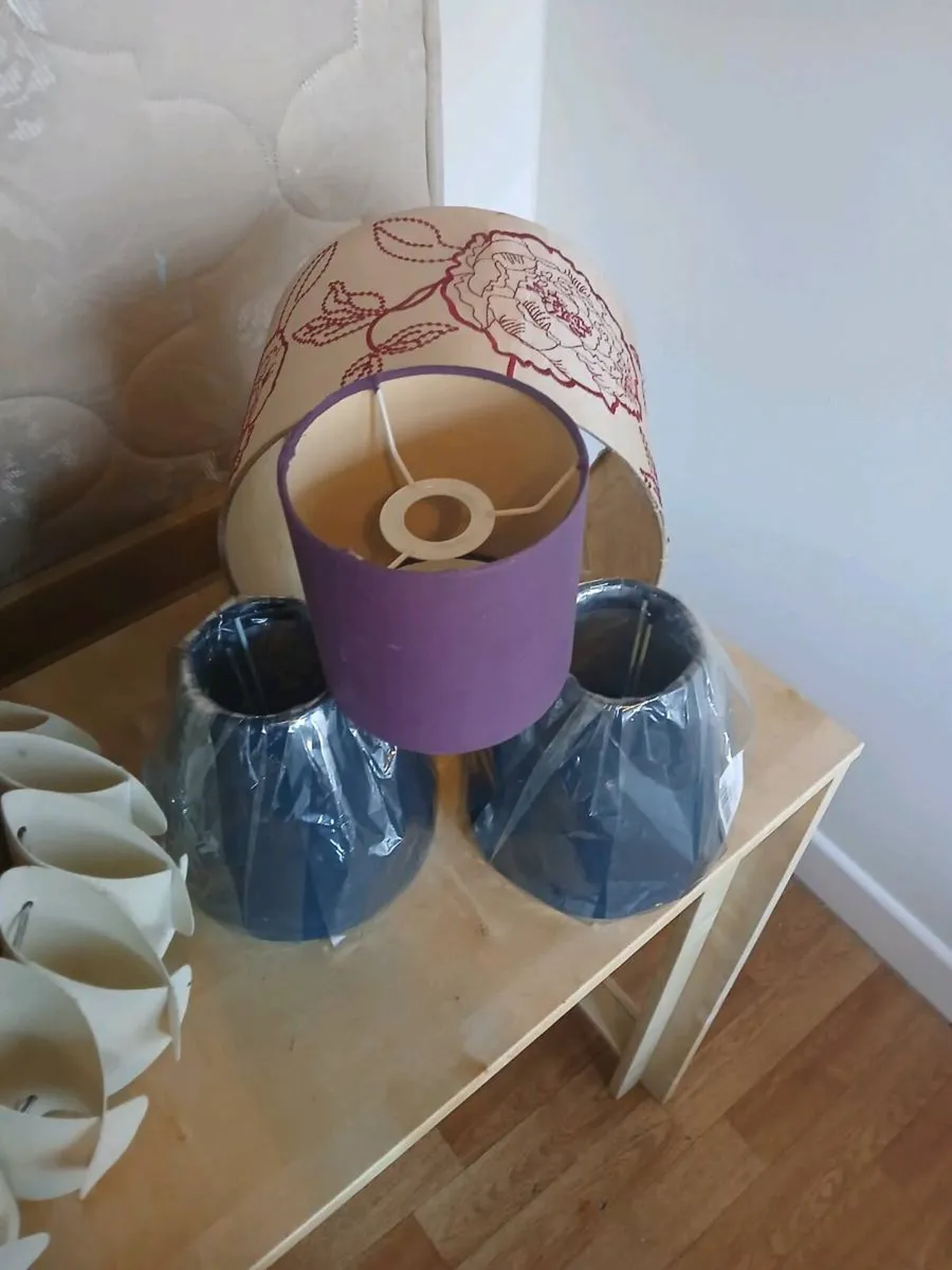 8 Lamp/Light Shades Assrtd Colours/Styles - Image 4