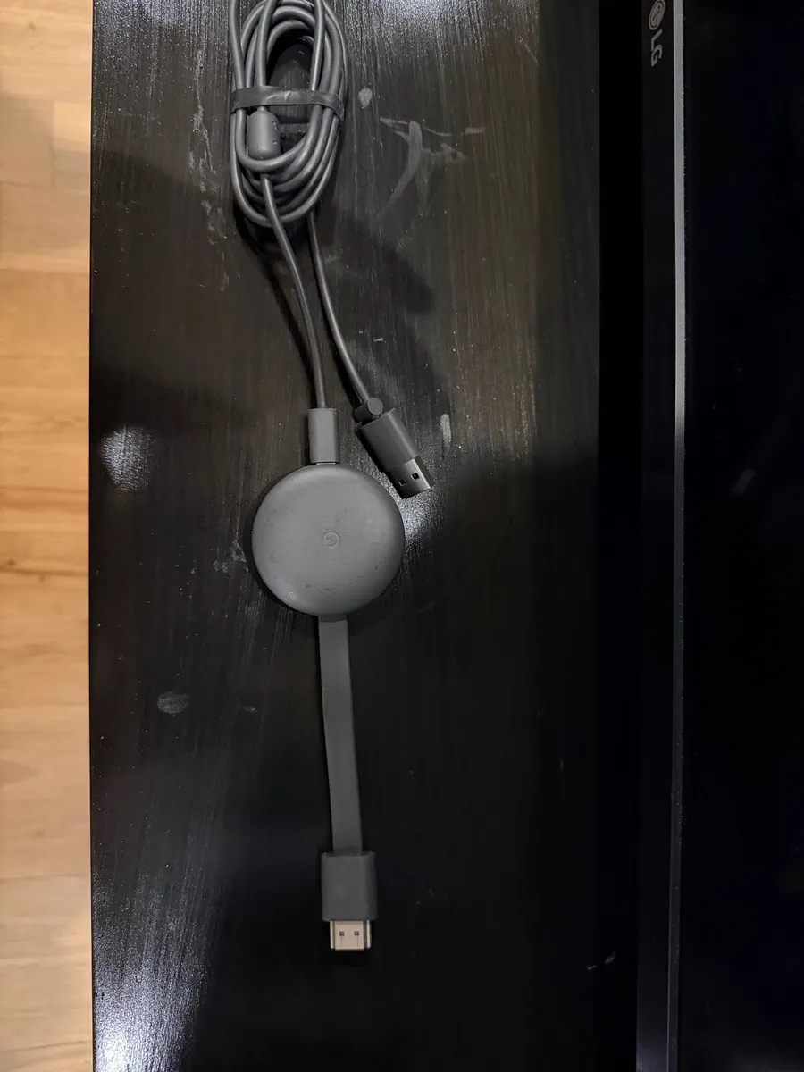 LG 43” TV + Stand + Chromecast Bundle for Sale - Image 2