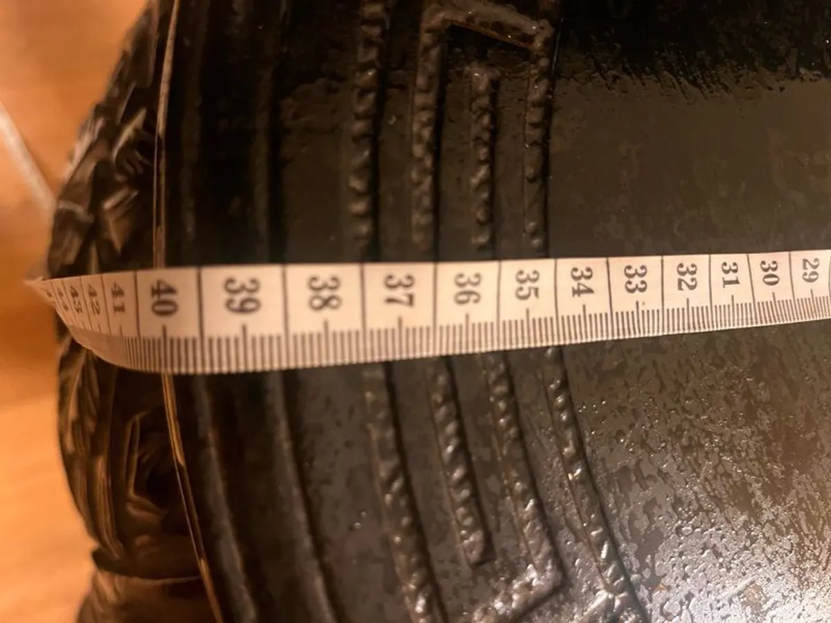 Antique Chinoiserie Wood Pedestal Stand Display - Image 4