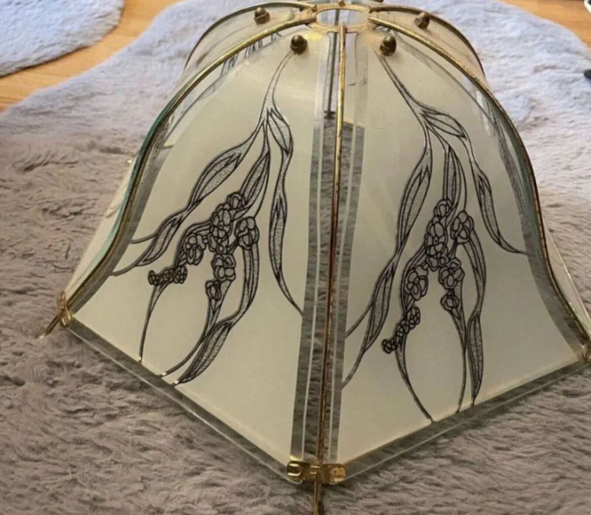 Glass Ceiling Table lamp shade - Image 1