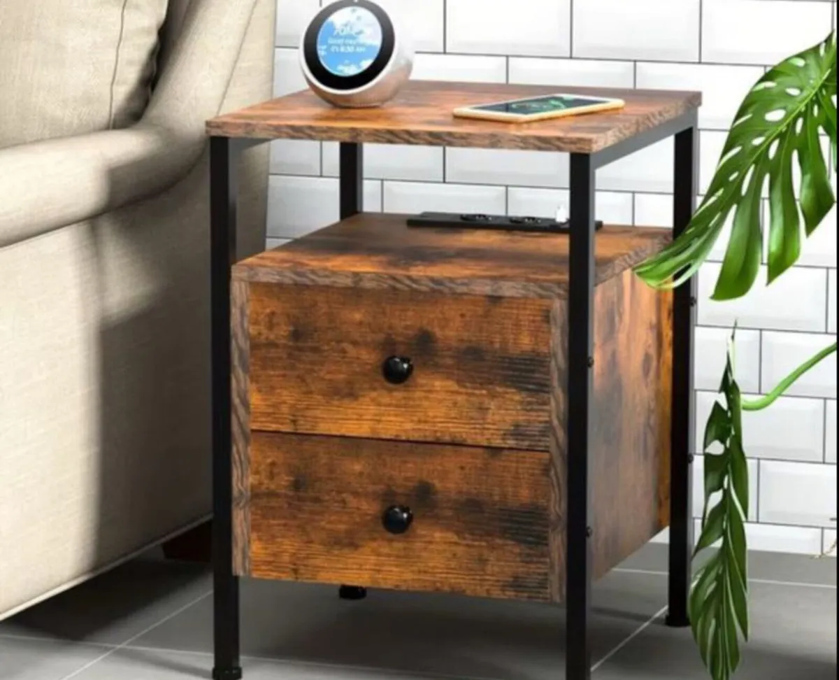 Coffee table Vintage Bedside Table - Image 1