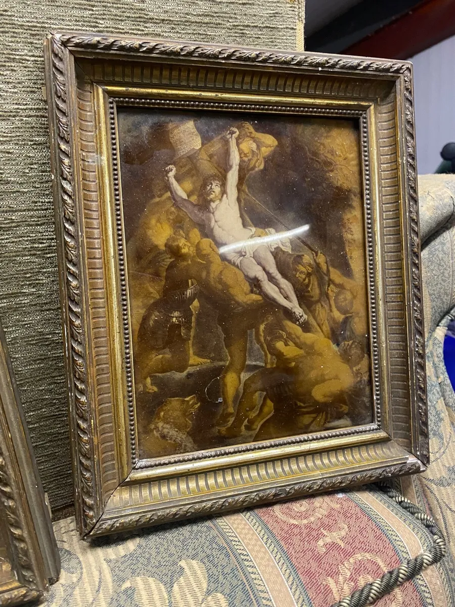 Pair of antique crystoleums - Image 3