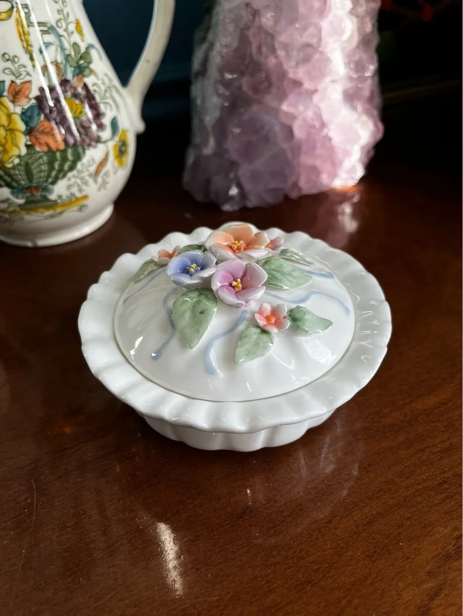 Vintage Hadrian Fine Bone China Trinket Dish - Image 1