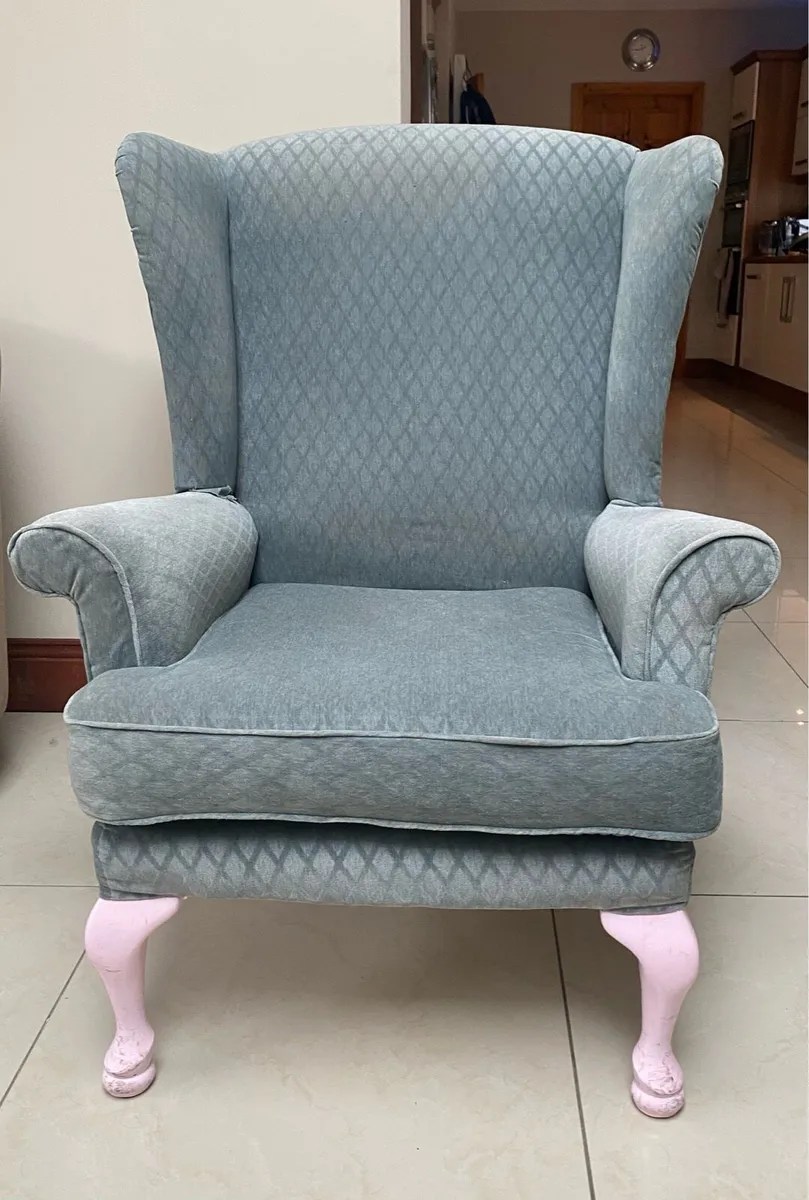 Wing Backed Arm Chair - Image 3