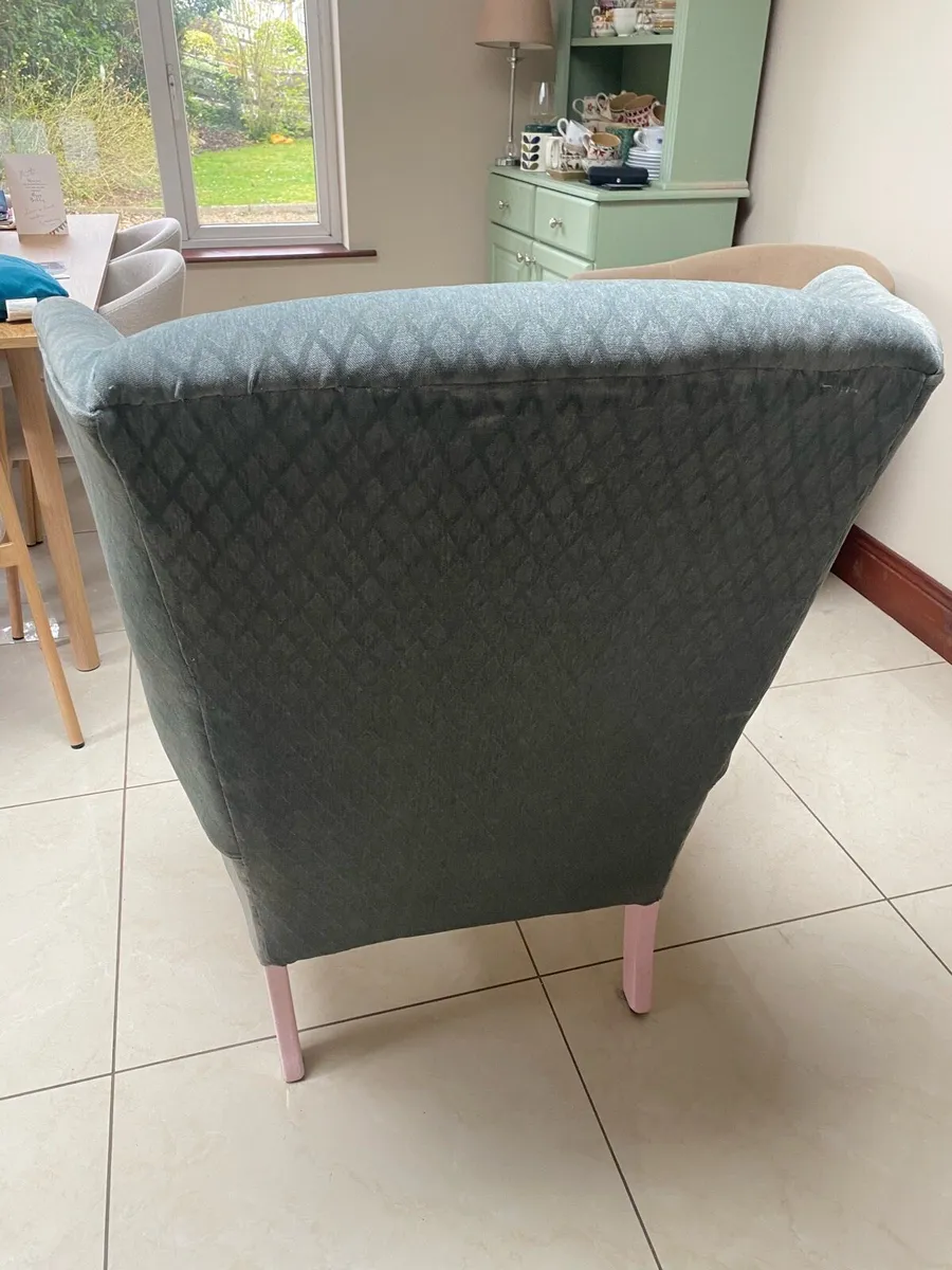 Wing Backed Arm Chair - Image 2