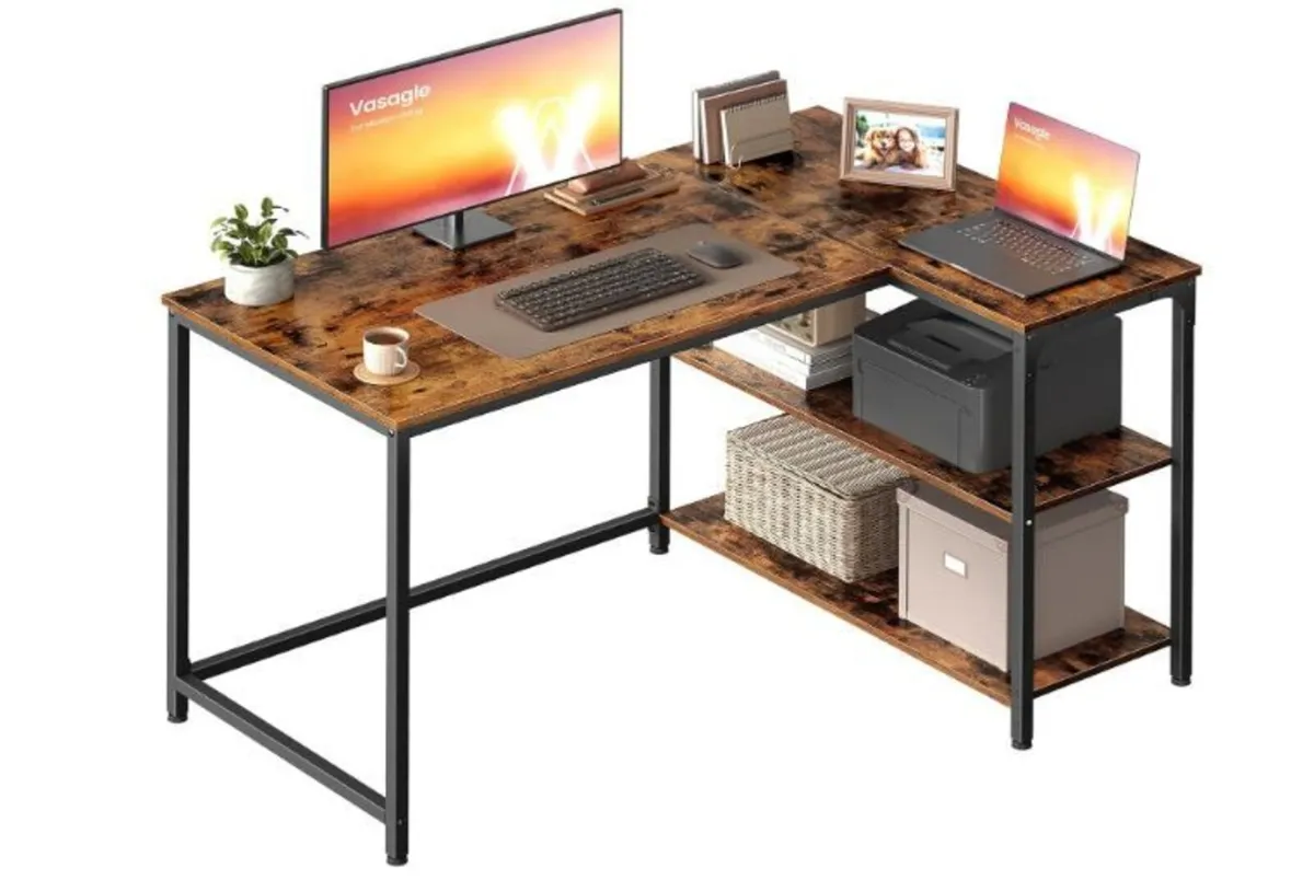 L Shape Corner Desk Computer - Image 2