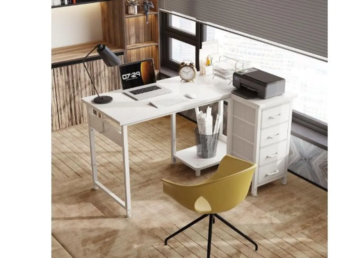 Corner Desk, 100 x 70 cm, L Shape Desk - Image 2