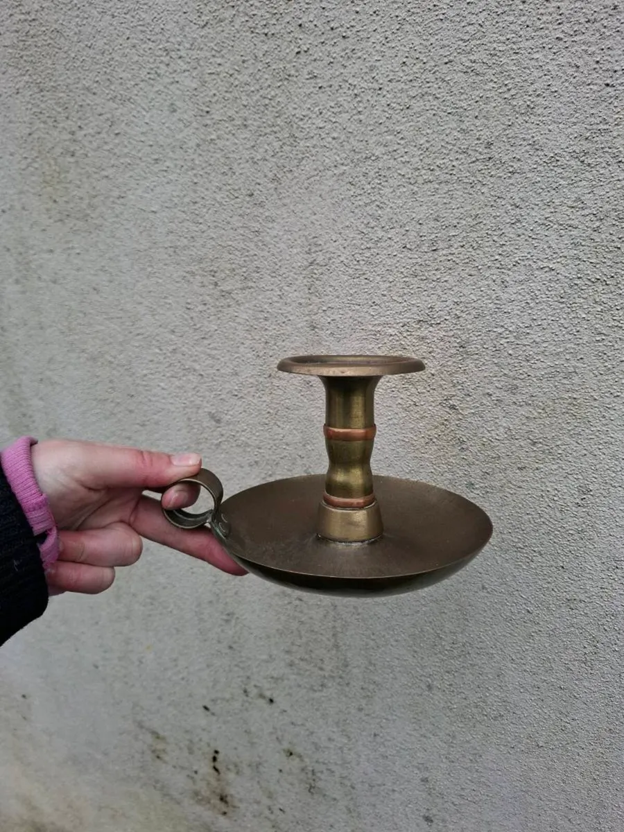 Brass candle holder postage possible