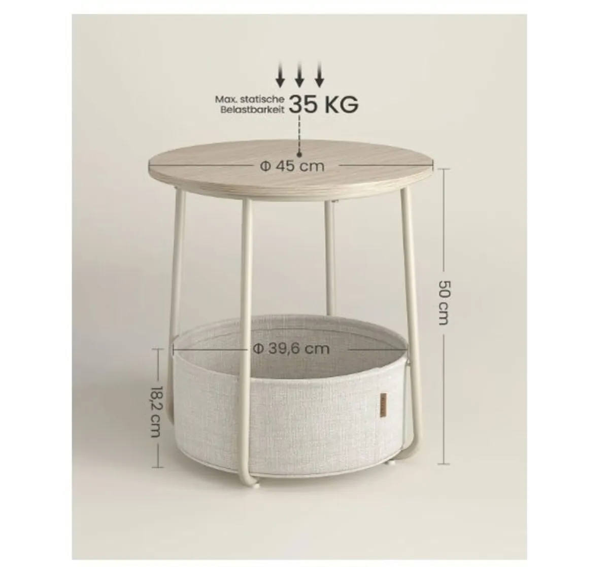 Round Side Table, Small Table - Image 4
