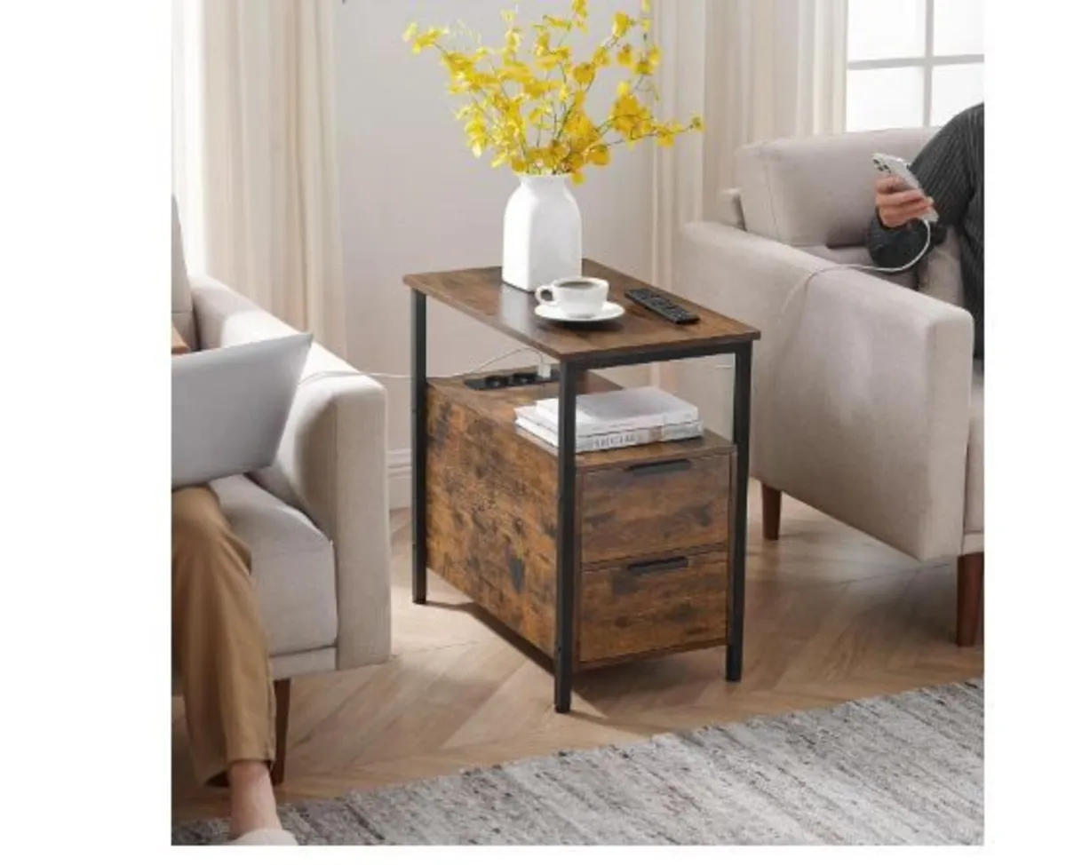 Side Table, Bedside Table - Image 3