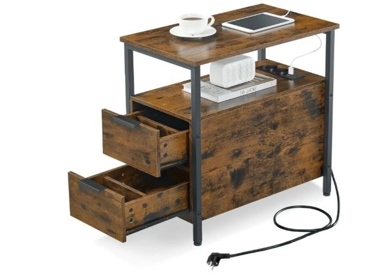 Side Table, Bedside Table - Image 4