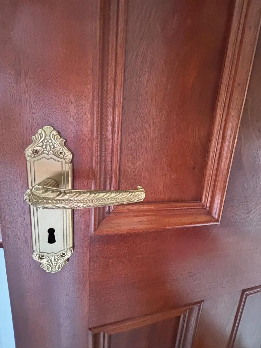Solid Mahogany Internal Doors 4 panels - Image 3