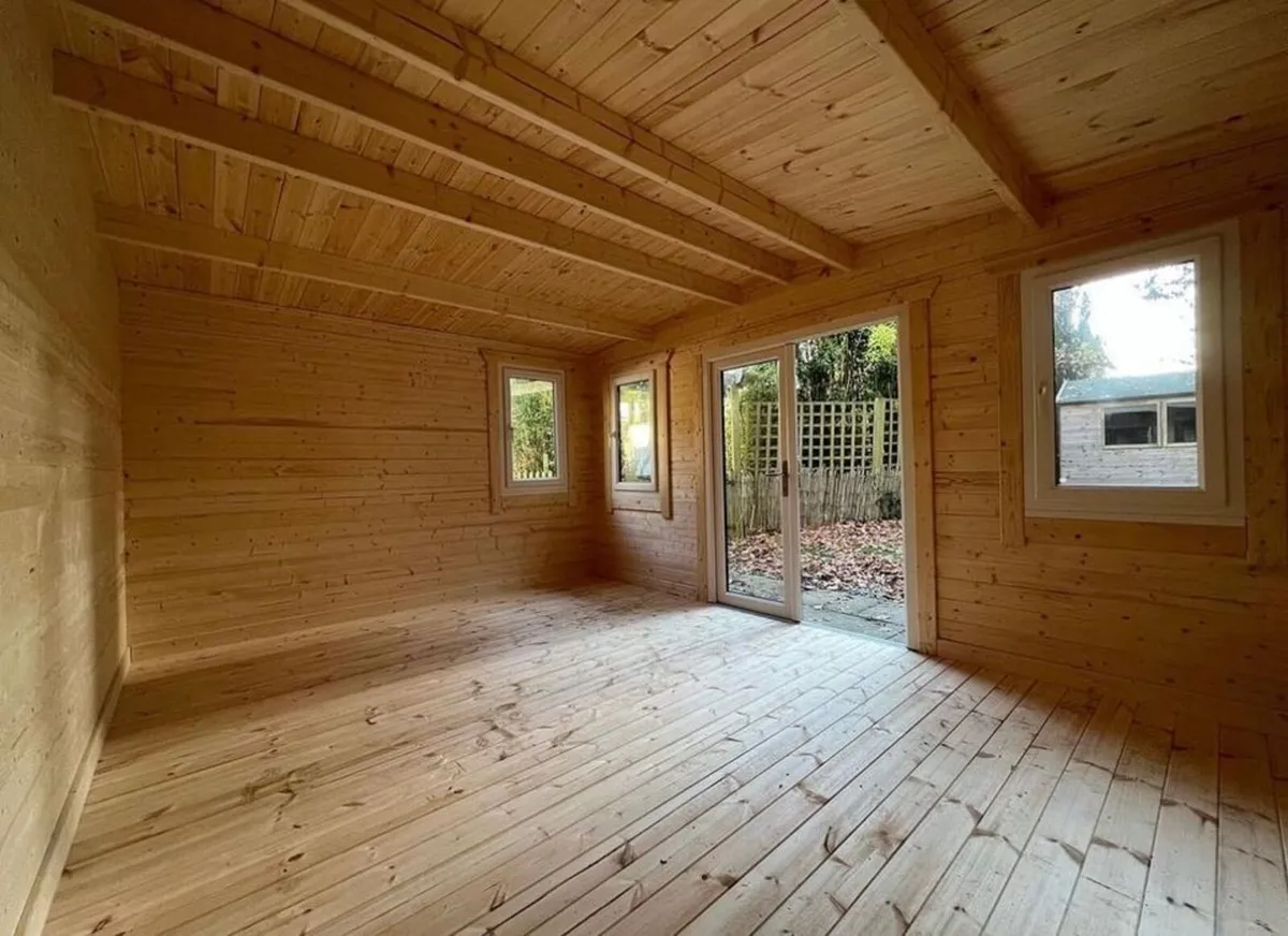 20x18 Timber Apex Log Cabin – 44mm Walls - Image 4