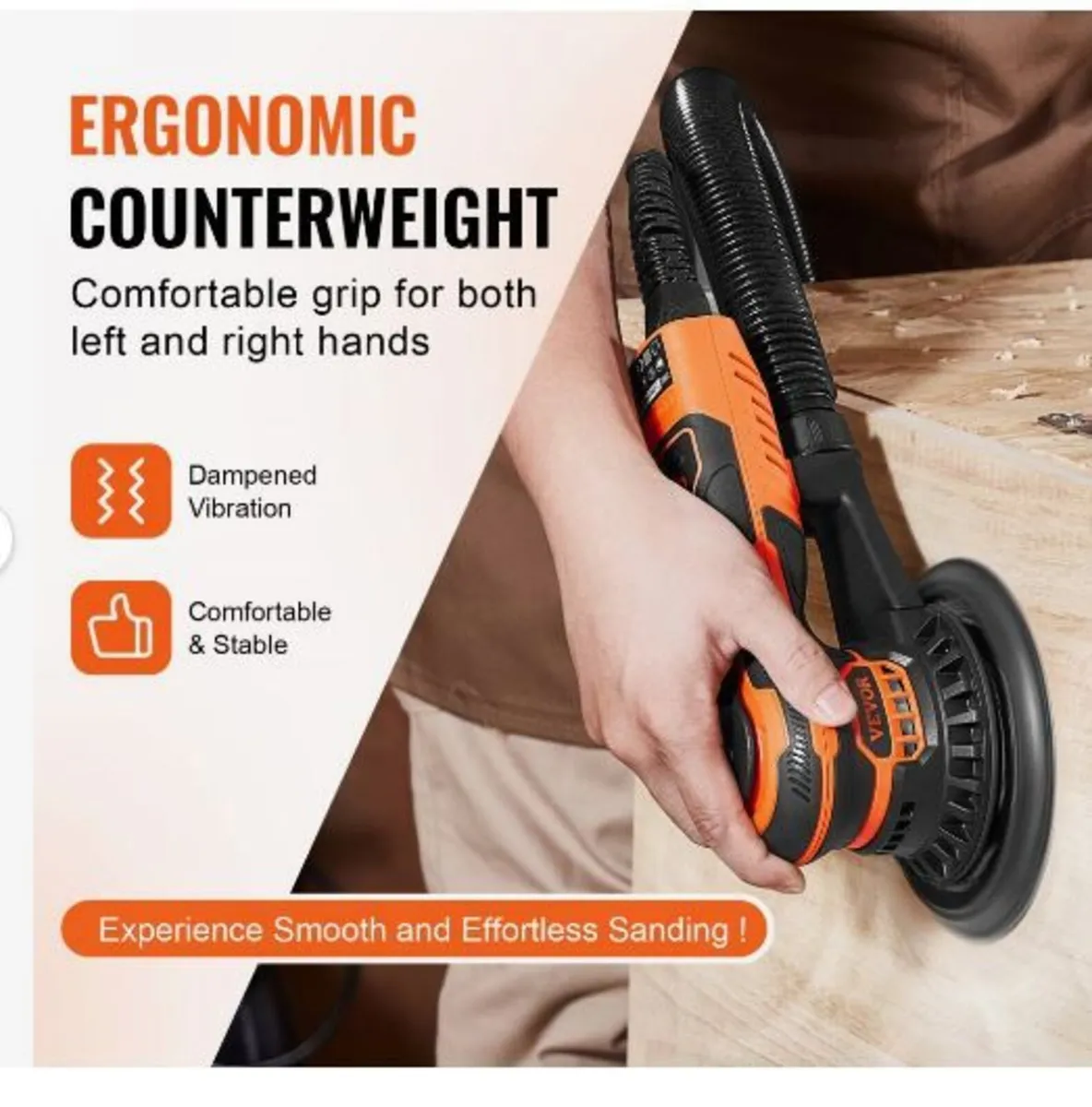 Random Orbital Sander 6-Inch, 350W - Image 4