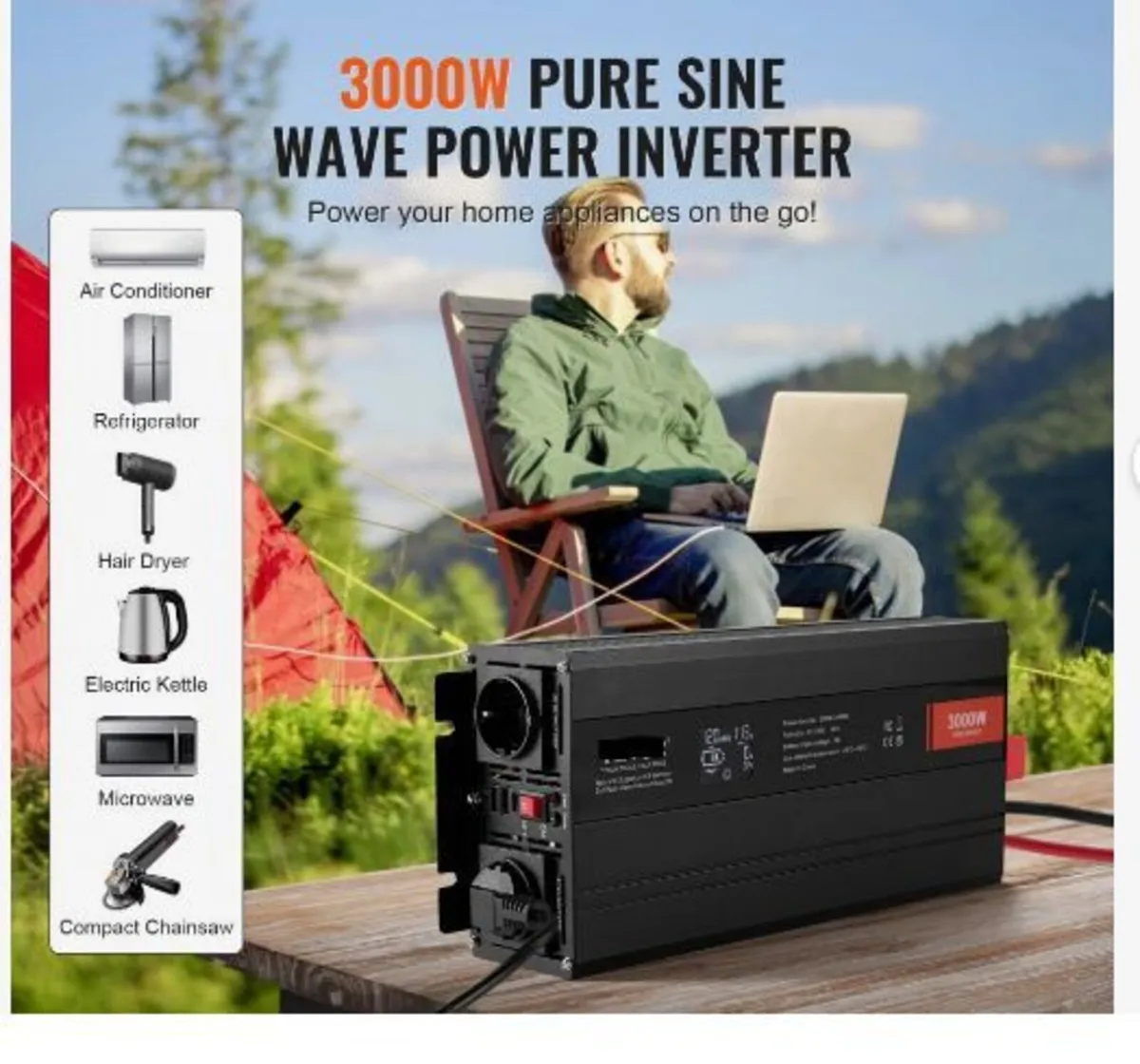 Pure Sine Wave Inverter, 3000 Watt - Image 3