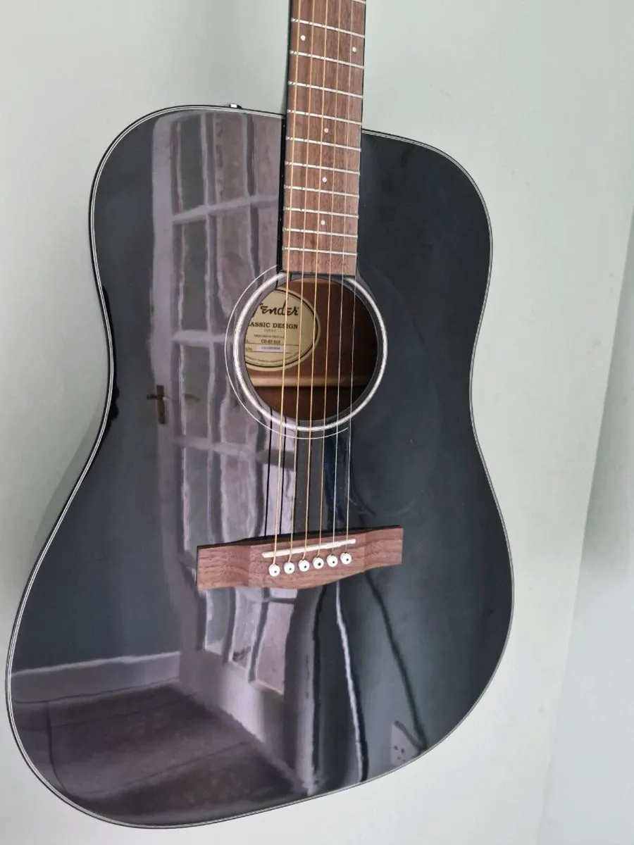 Fender cd-60 acoustic guitar - Image 3