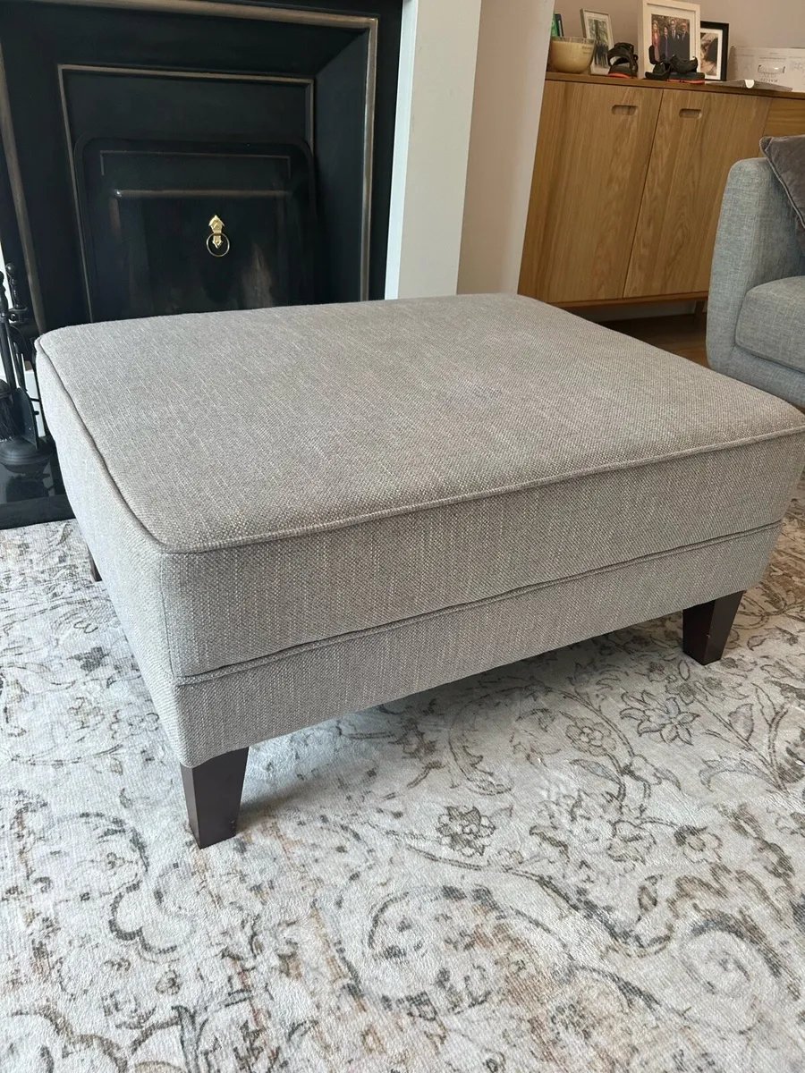 Grey Ottoman - Image 1