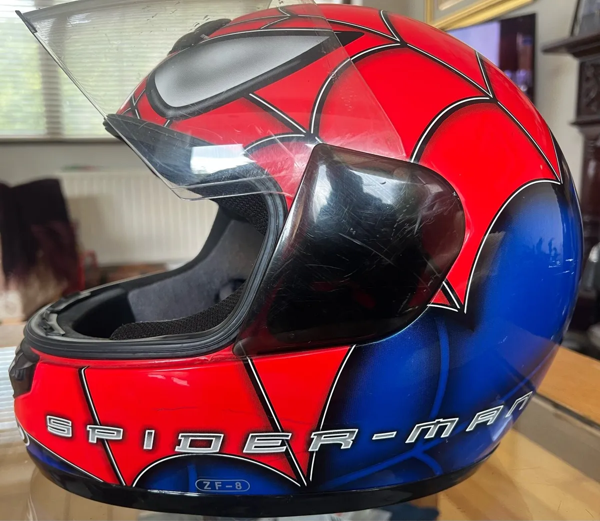 HJC Spider man motorcycle helmet - Image 1