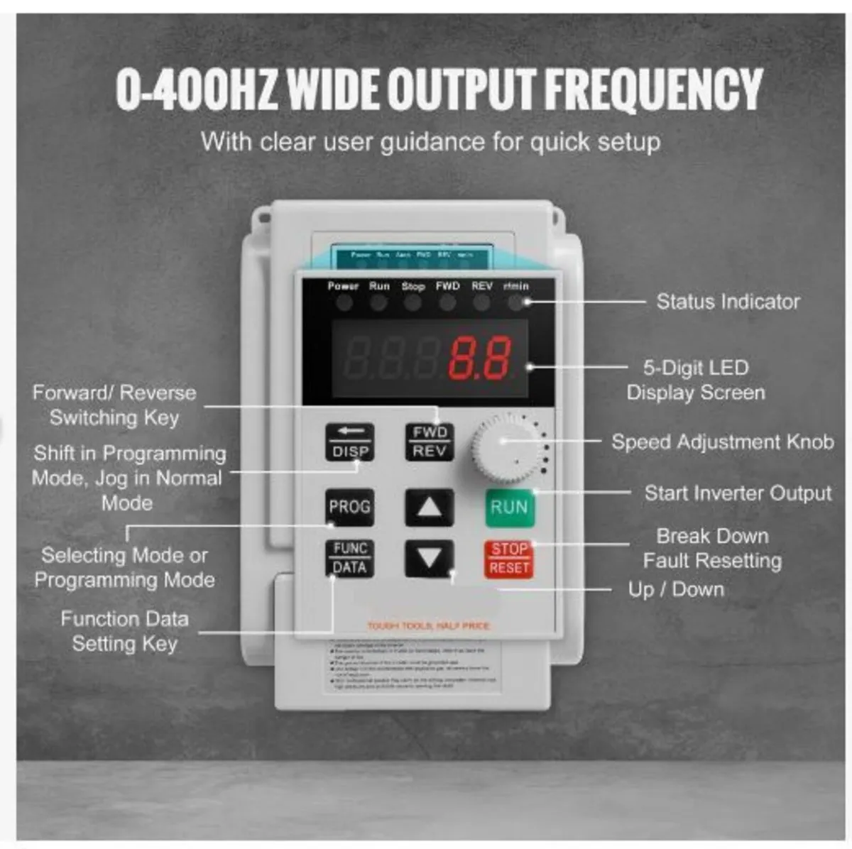 VFD 2.2KW 10A 3HP Variable Frequency Drive - Image 2