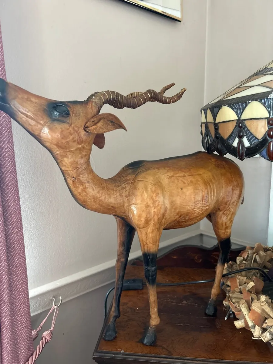 Vintage Leather Antelope - Image 1