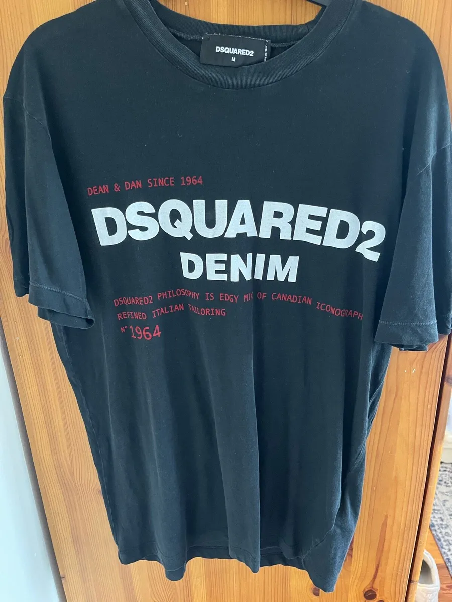 Dsquared2 T-shirt denim - Image 1