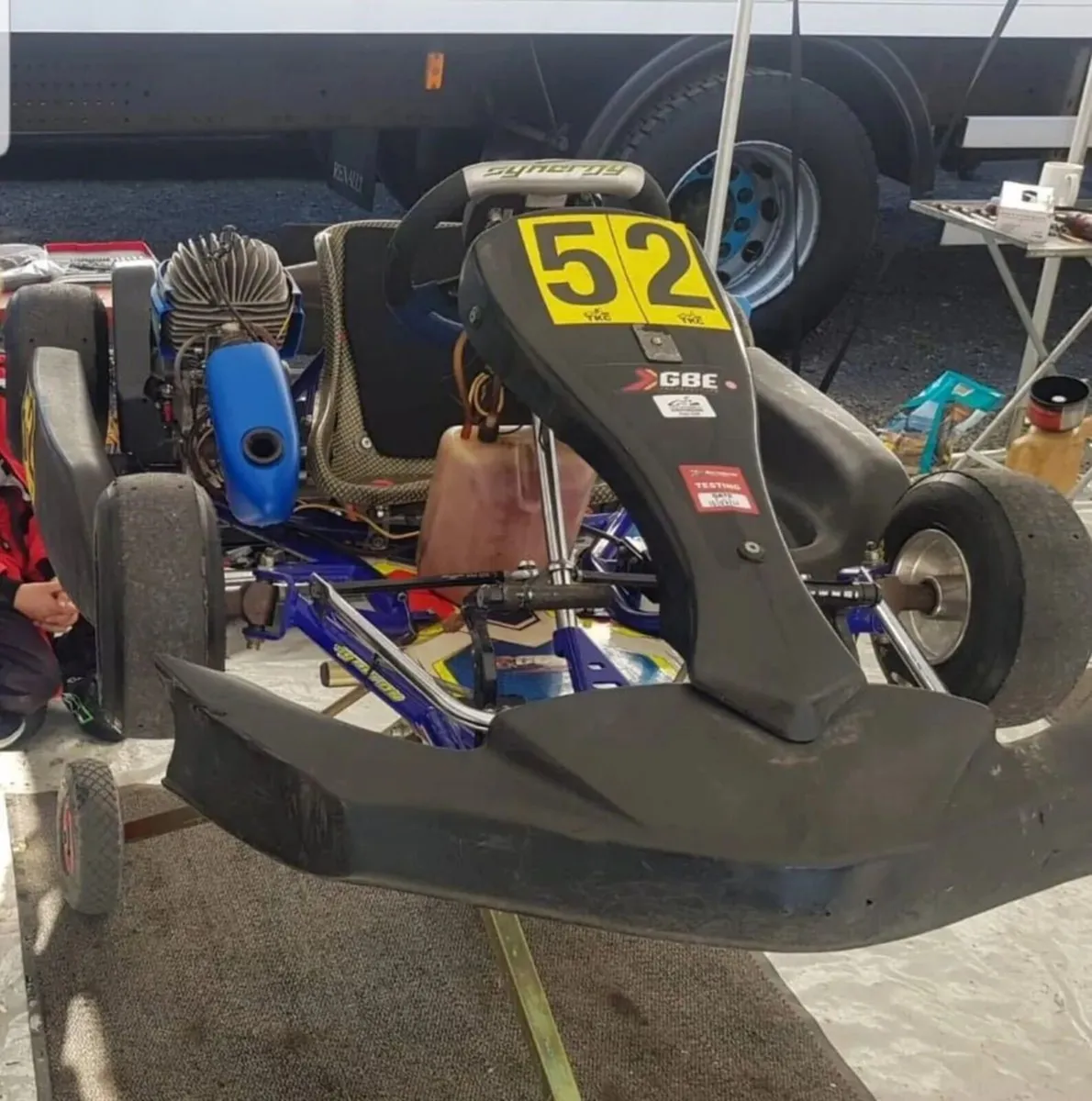 Racing Kart + Extra Engine + Spare Parts Included - Image 1