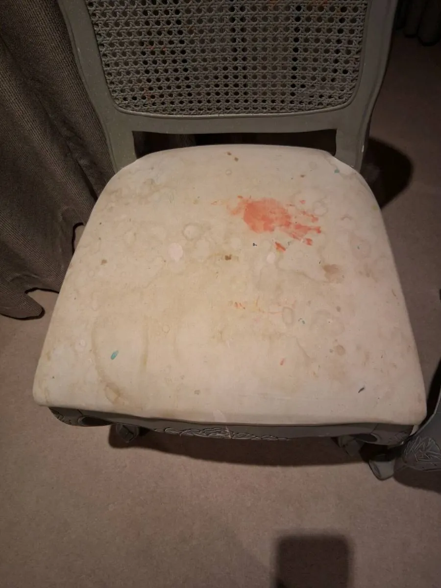 French style rattan kitchen chairs - Image 3