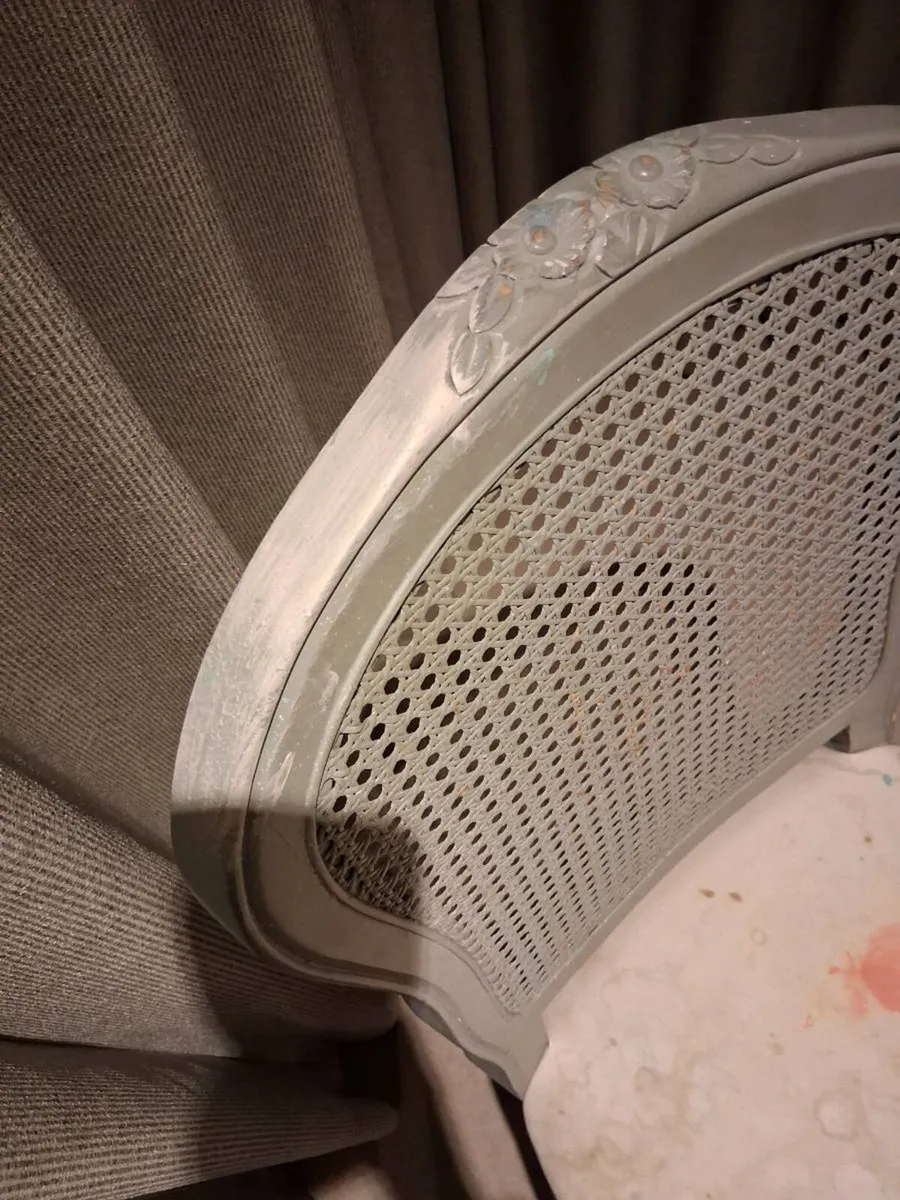 French style rattan kitchen chairs - Image 4