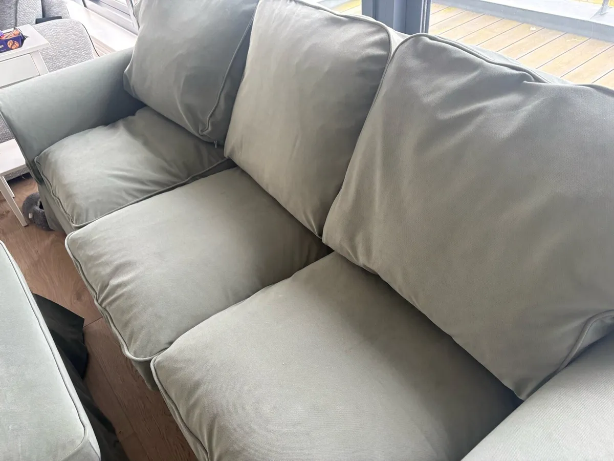 3 Seat Sofa / Couch with foot stool - Image 3