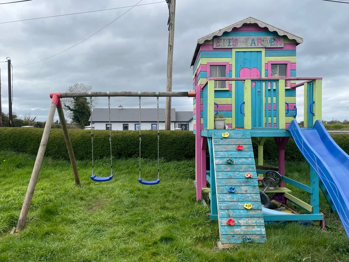 Play House with Swings and Slide - Image 1