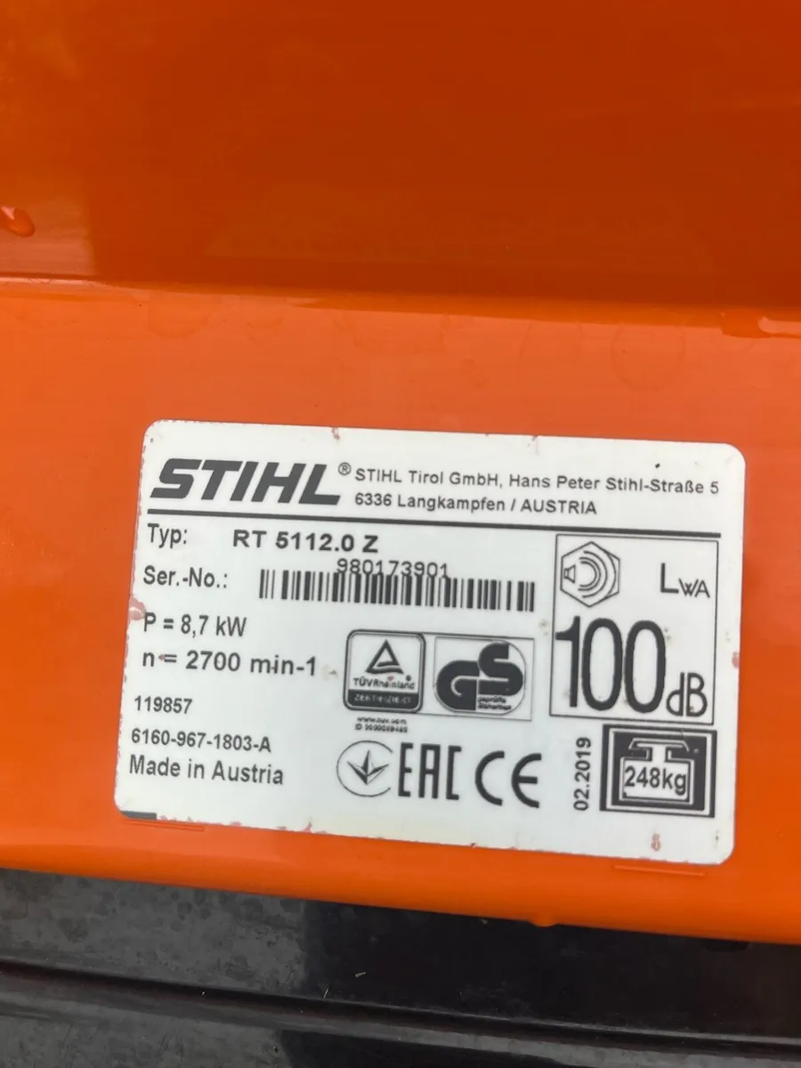 Stihl RT5112Z lawnmower - Image 4