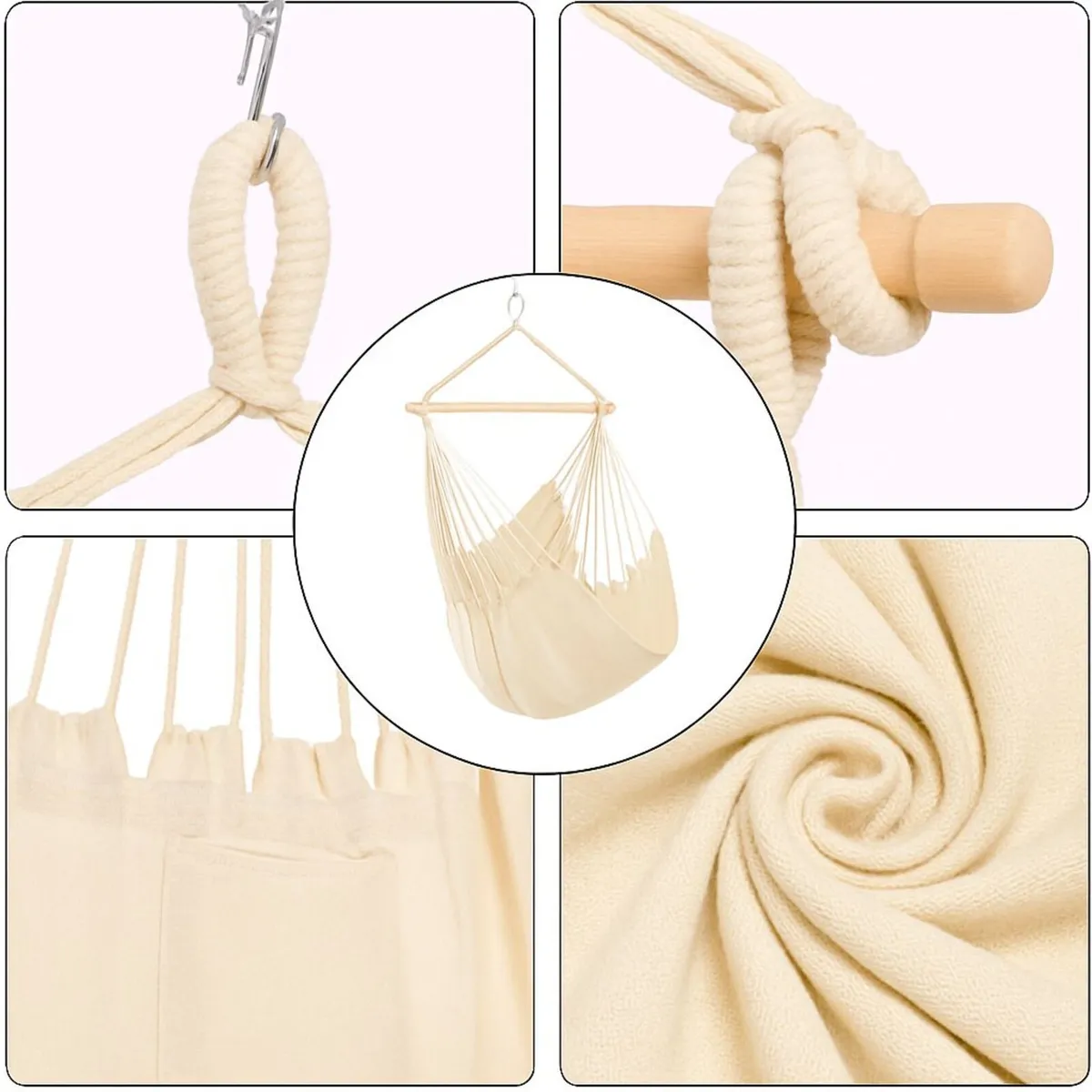 Hammock Swing Hanging Chair Garden - Image 2