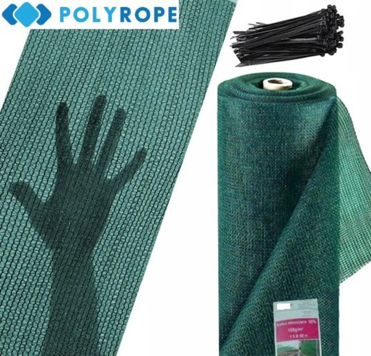 Shade net masking Privacy netting Green - Image 3