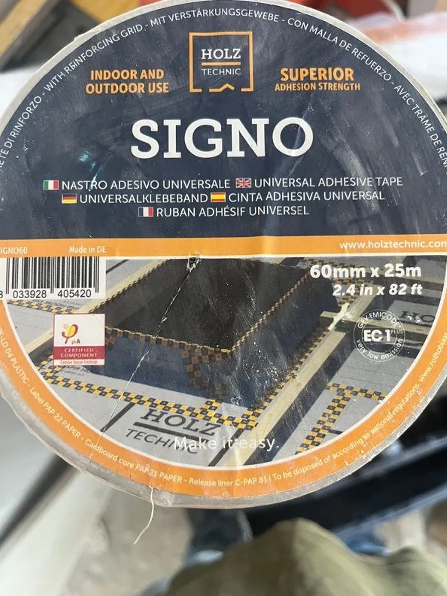 200mm Insulation, vapour barrier and air tightness tape - Image 3