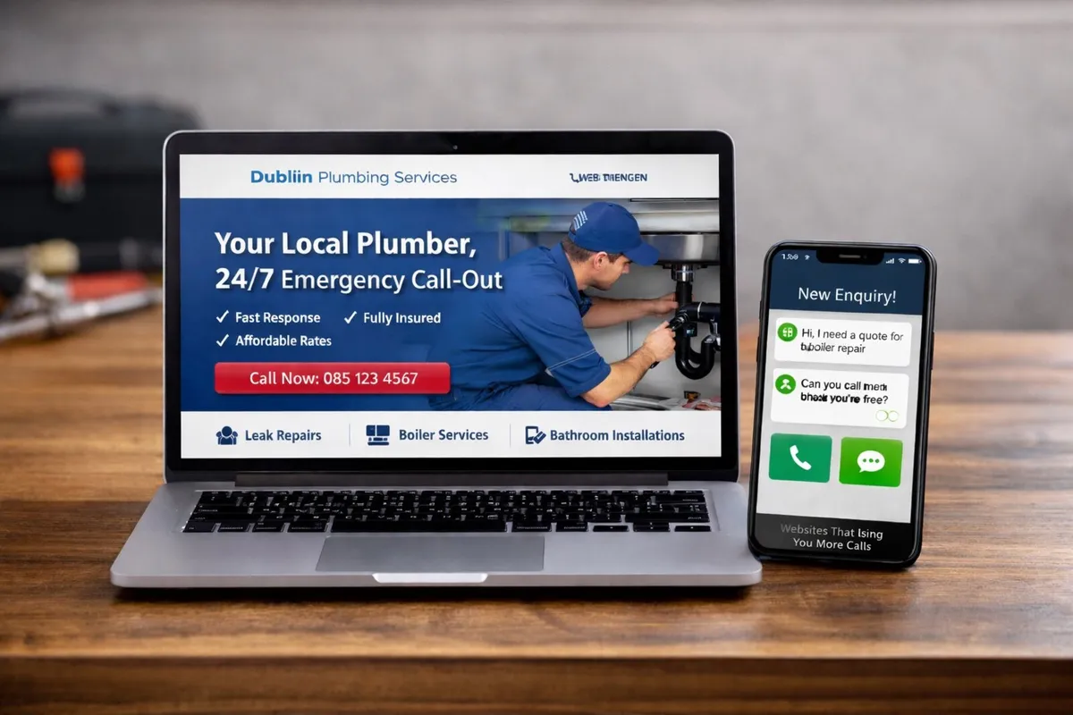 Plumbers/Electricians – More Calls | Websites