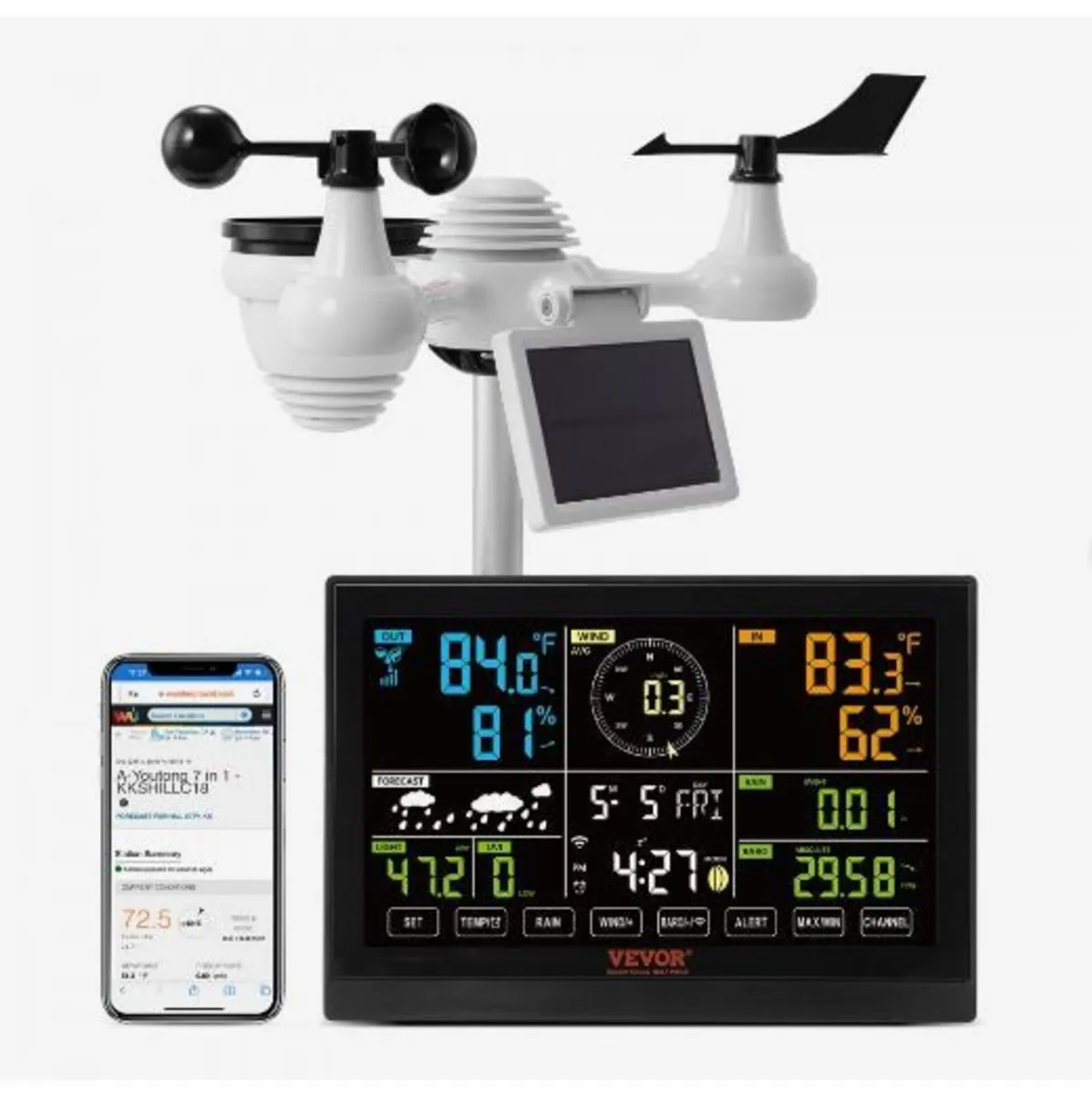 7-in-1 Wi-Fi Weather Station - Image 1